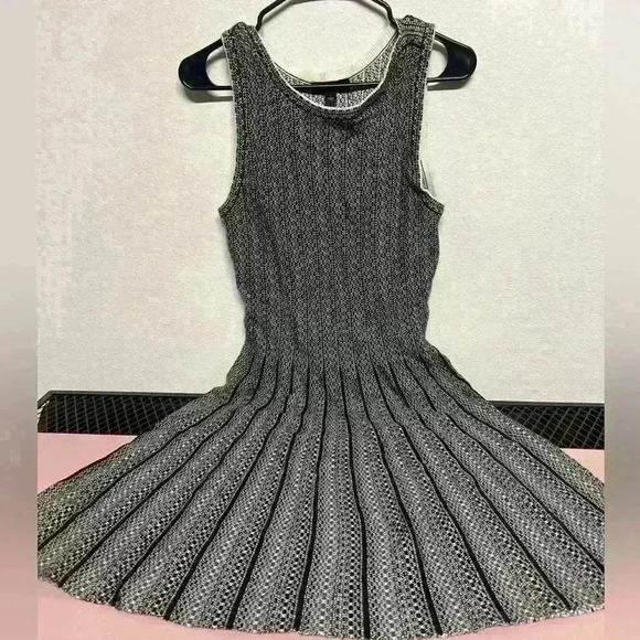 Ann Taylor Dresses & Skirts - Ann Taylor Women’s Fit & Flare Pleated Sleeveless Tank Sweater Dress Sz Small